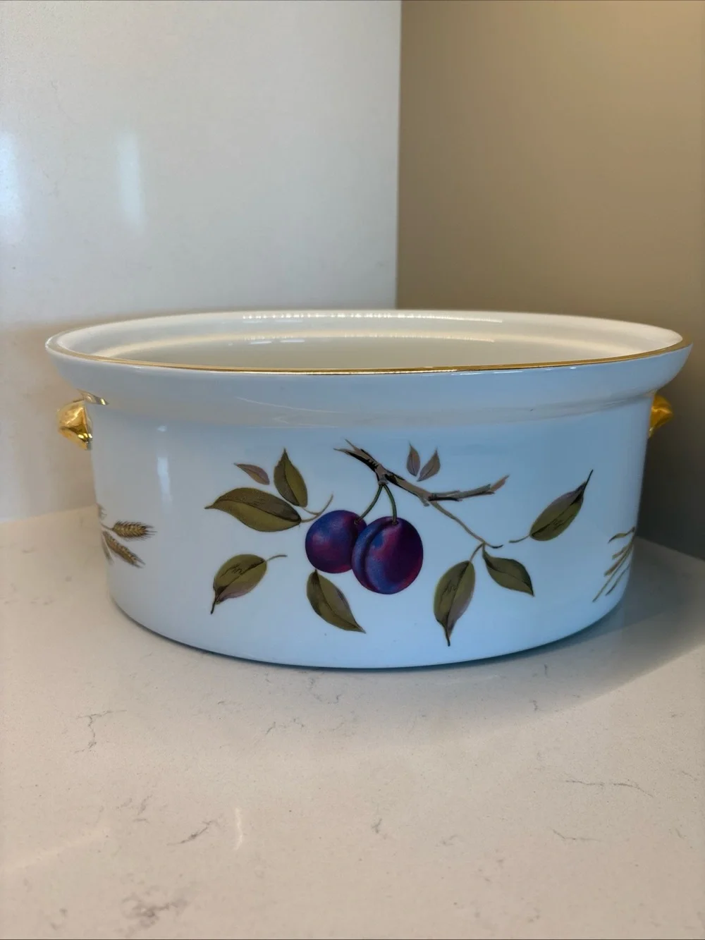 Vintage Royal Worcester Fine Porcelain Oven to Table Ware NO LID 12